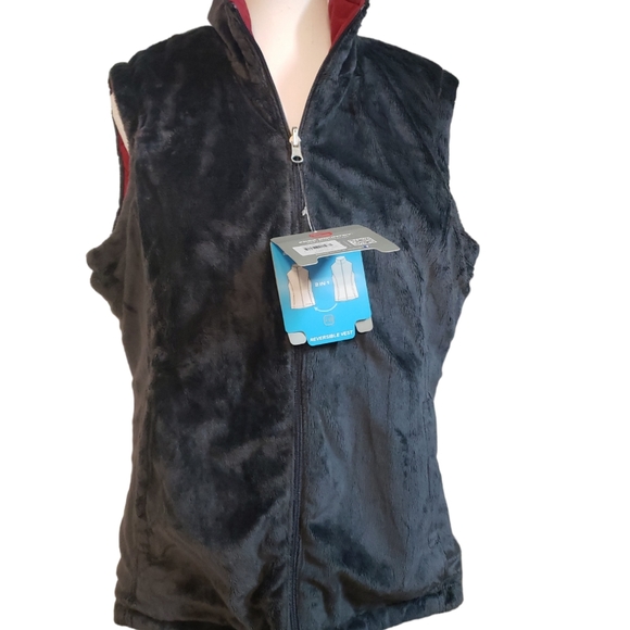 Women large red Free Country reversible vest - Picture 4 of 8